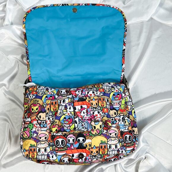 Tokidoki Food Buffet Messenger Ipad Bag Purse Vintage Rare Adios 2015 New - Picture 7 of 13